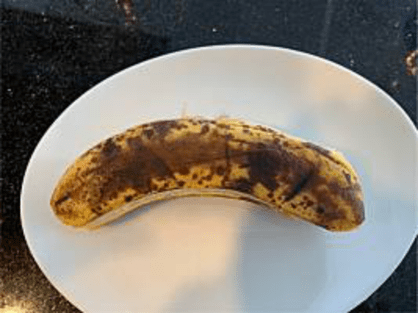 島バナナと比較するため熟したフィリピン産バナナの糖度を計測しようと購入