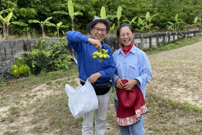 沖縄県宮古島市でバナナ畑を管理している平良和子さんを訪ねました　2023/6/27