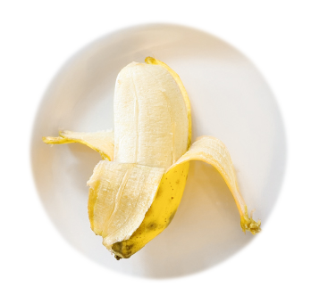 島バナナは皮が薄い