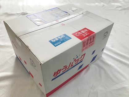 島バナナが入っている箱