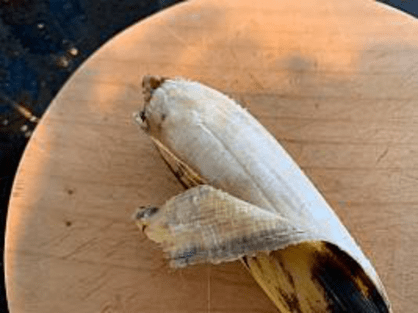 島バナナと比較するためフィリピン産バナナの糖度を測る