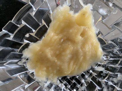 島バナナの糖度と比較するためのキャベンディッシュの糖度測定過程