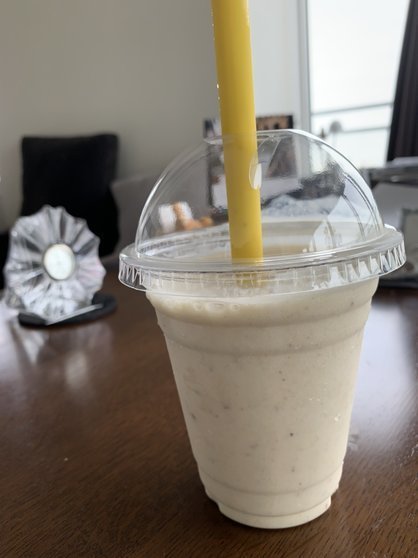 島バナナ研究の一環で参考に行った銀座「バナナジュース」のバナナジュース