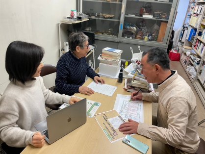 島バナナの遺伝子分析の相談メンバー、小谷先生と